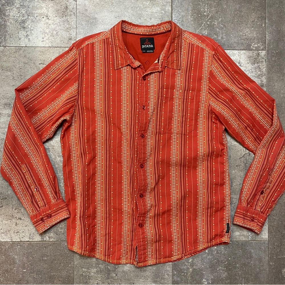 Men’s prAna Button Down Shirt
